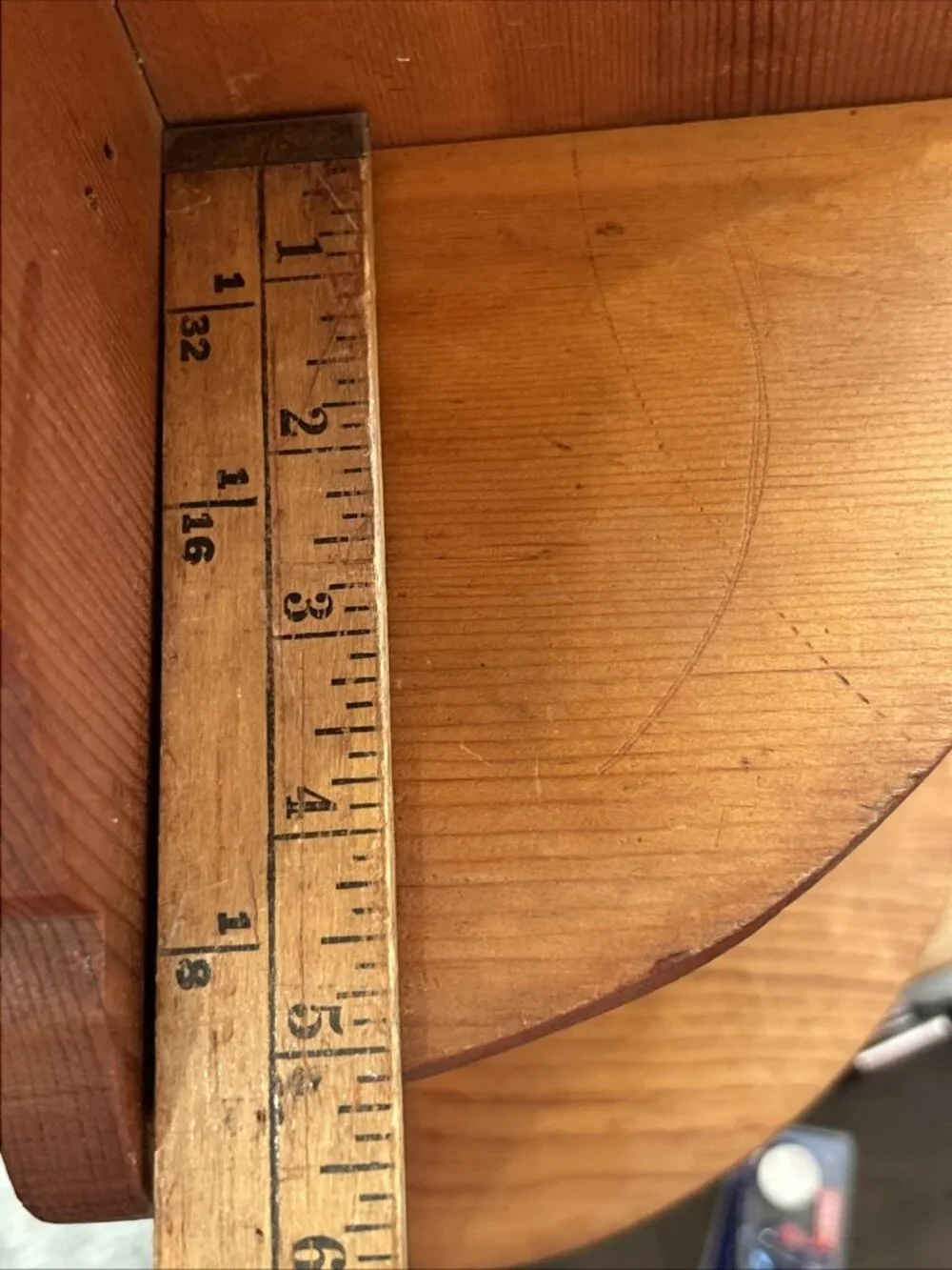 VTG Handmade Wooden Corner 3 Shelf Display Antique Colonial Style Cottage